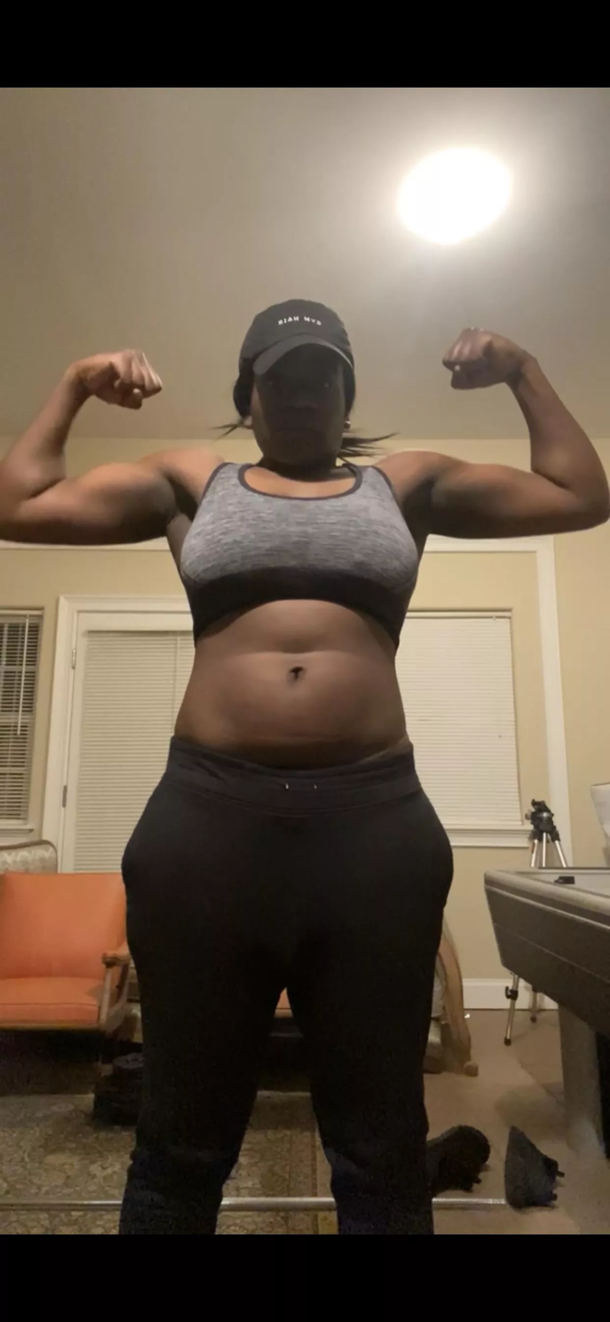 How’s my gains? Just started lifting a month ago [F]