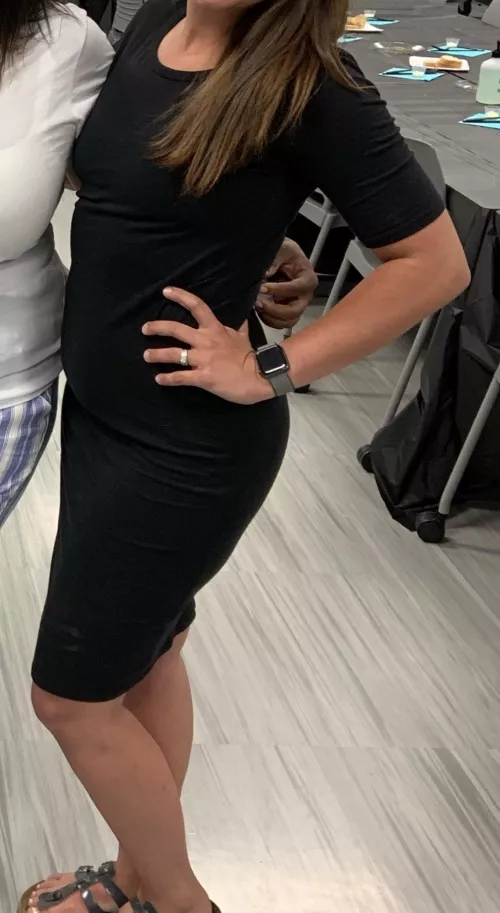 How’s wife in dress?