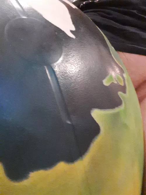 Humping the big exerciseball.