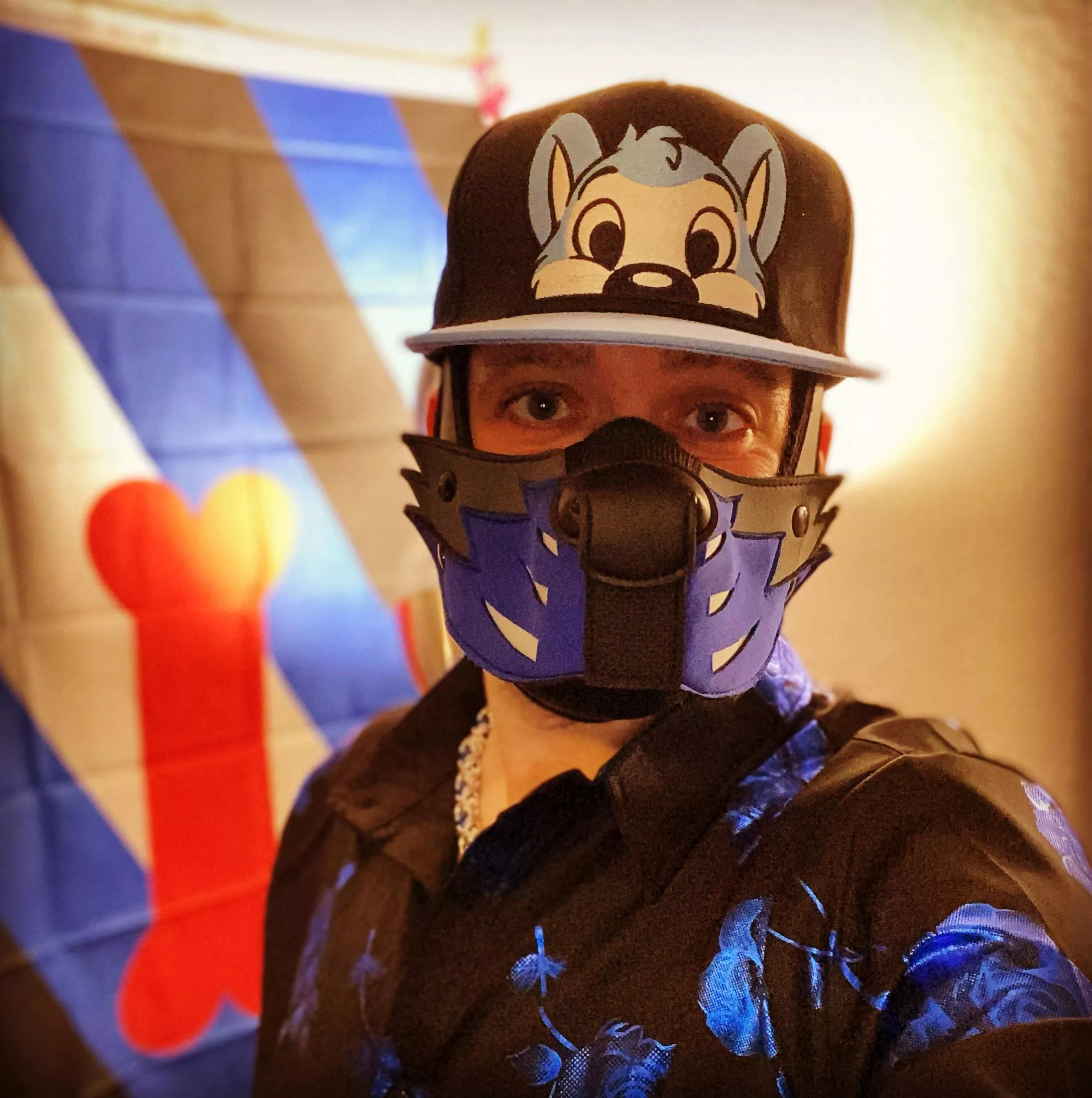 I borrowed my smol puppy brothers’ hat. I think it looks good on me too!