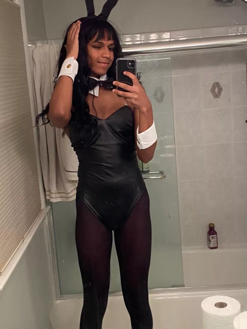 I can’t get enough of this bunny suit