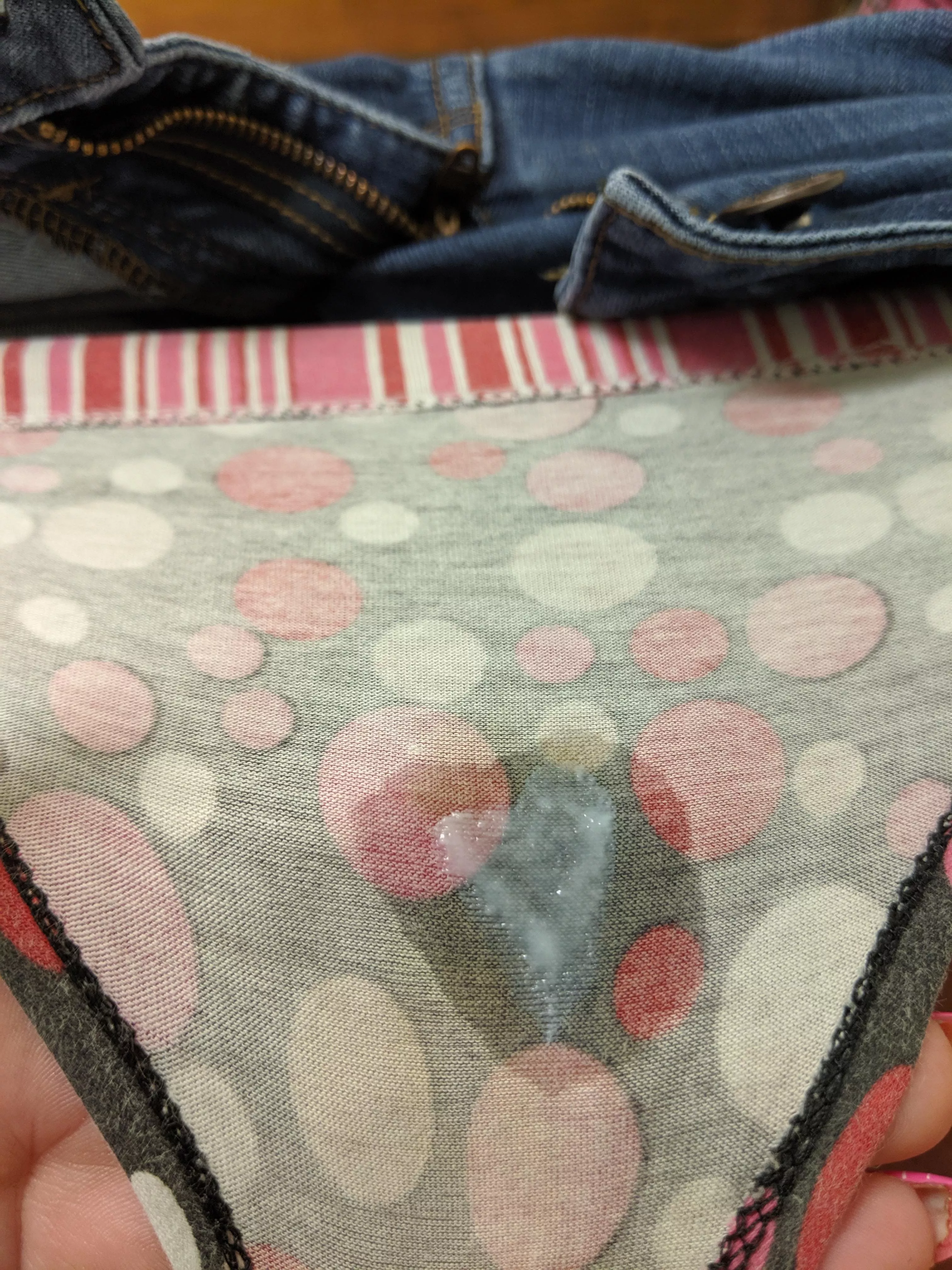 I can't wait t get home to take care of my creamy kitty 💦