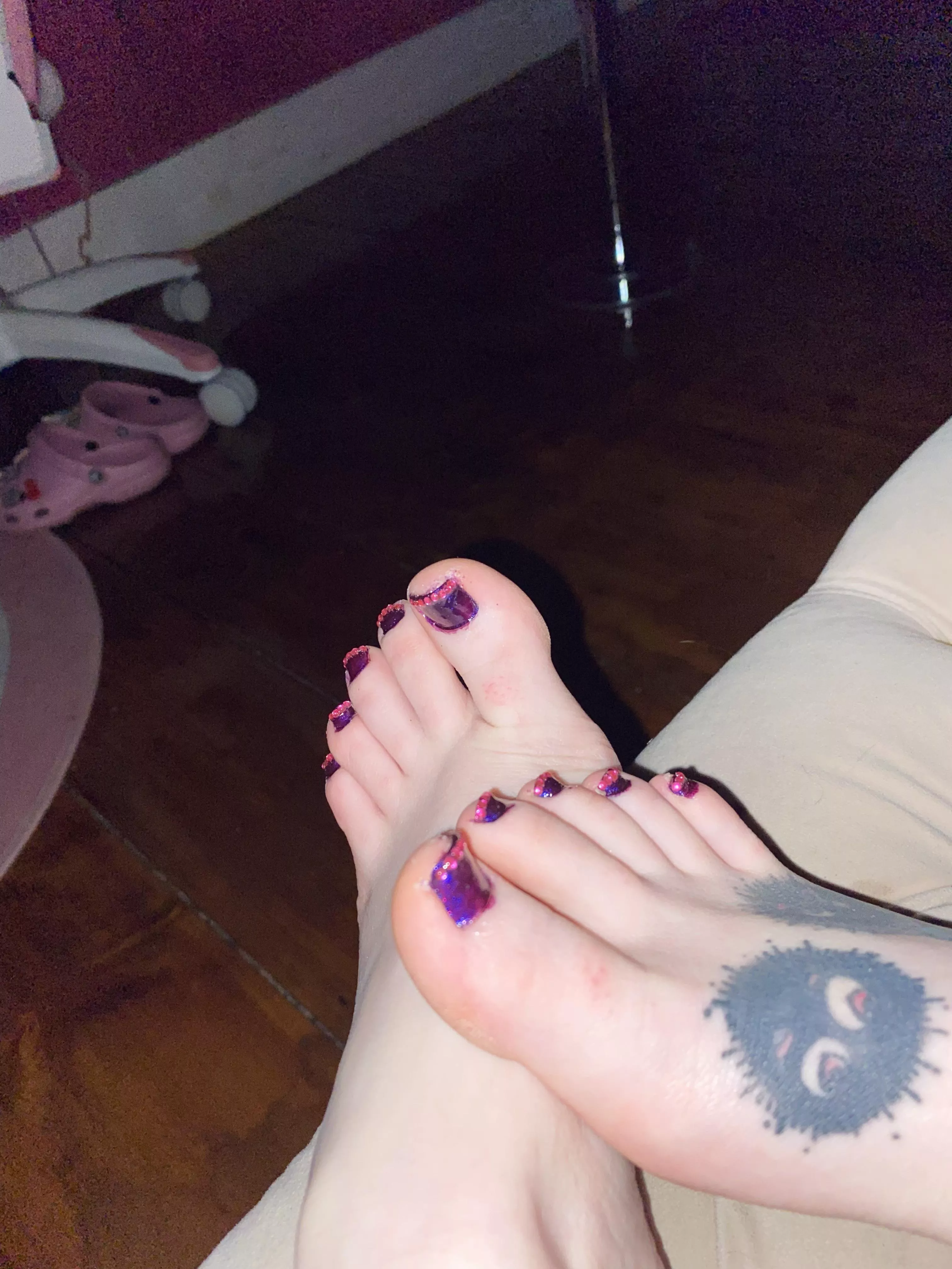 I did them myself 😈🎀✨