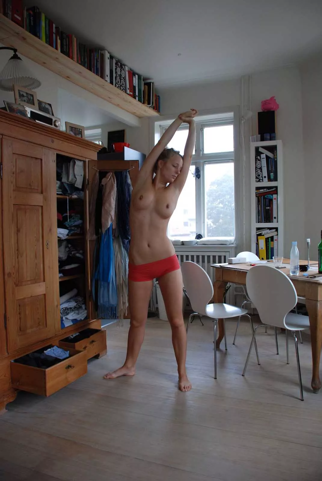 I do not like wearing tops when I am home. I think I have found my best place on reddit here. This is for you (OC)