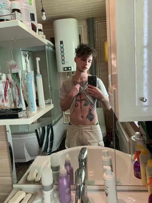 I don't want to go to the shower alone