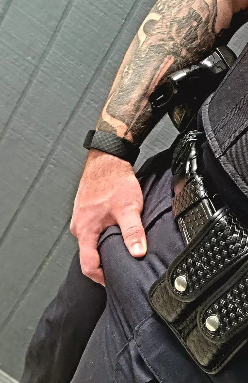 I get so horny when I'm out patroling