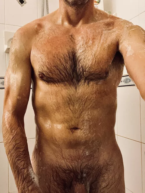 I got a little dirty so I am getting clean… but I would rather get real dirty