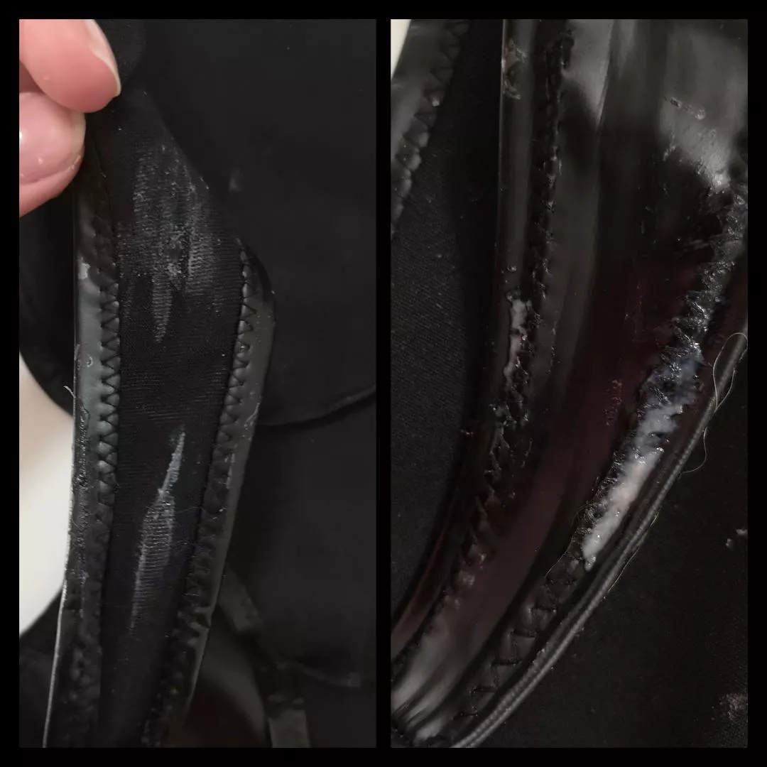 I got my cum both on the inside and outside of my panties last night