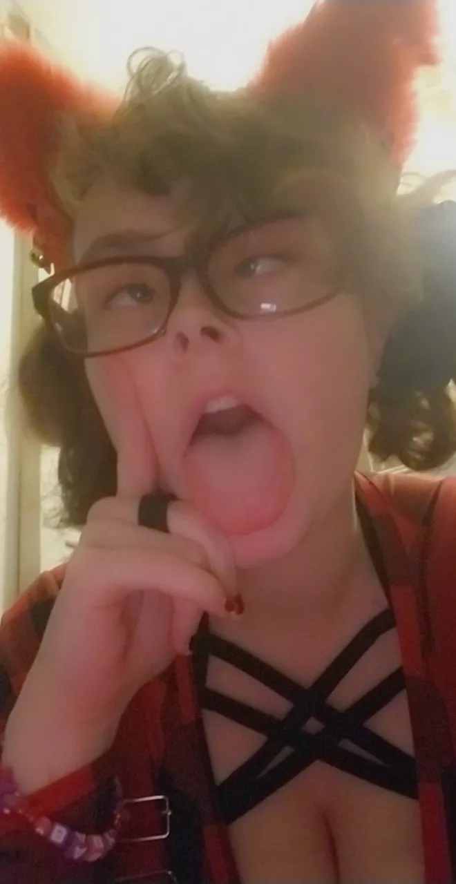 i got new cat ears 💕💕