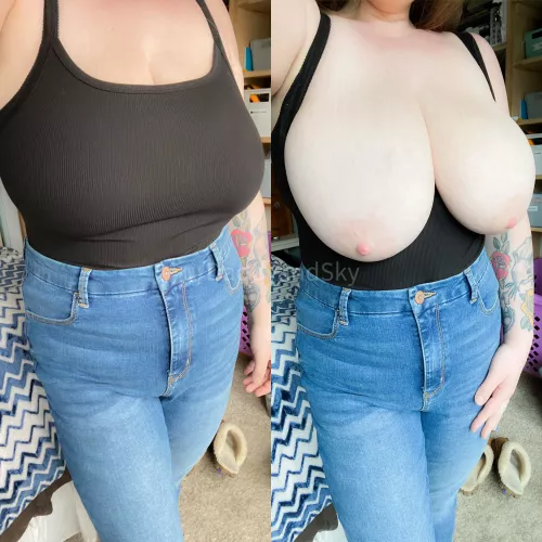 I hope you don’t mind my mom jeans. 😝