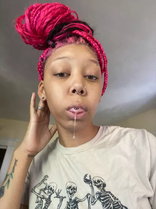 I just won’t stop drooling