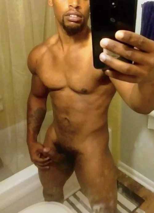 I know itโs not the biggest ever but I work hard on my body