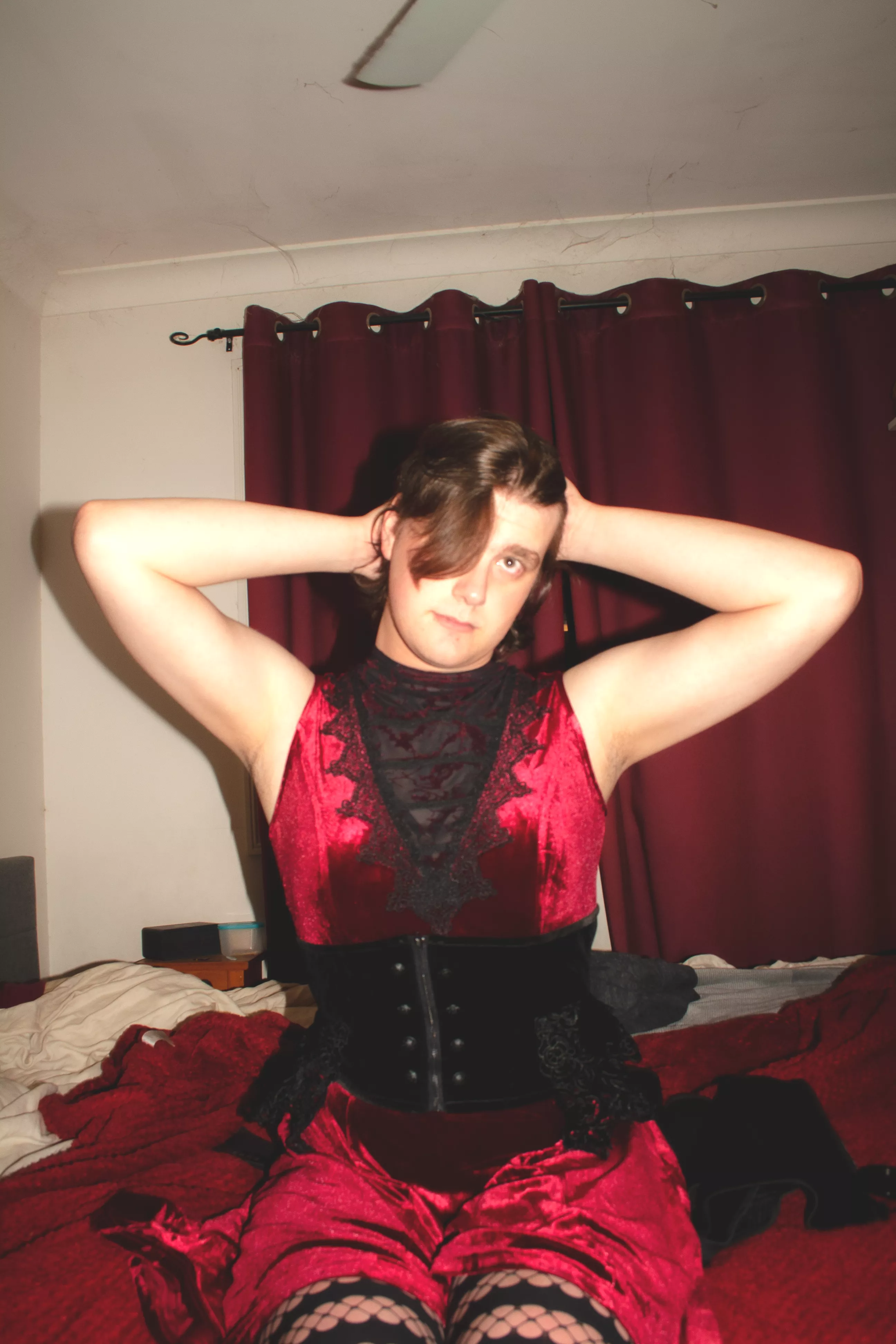 I know that I prolly won't get many upvotes, but I absolutely love my new dress and corset.