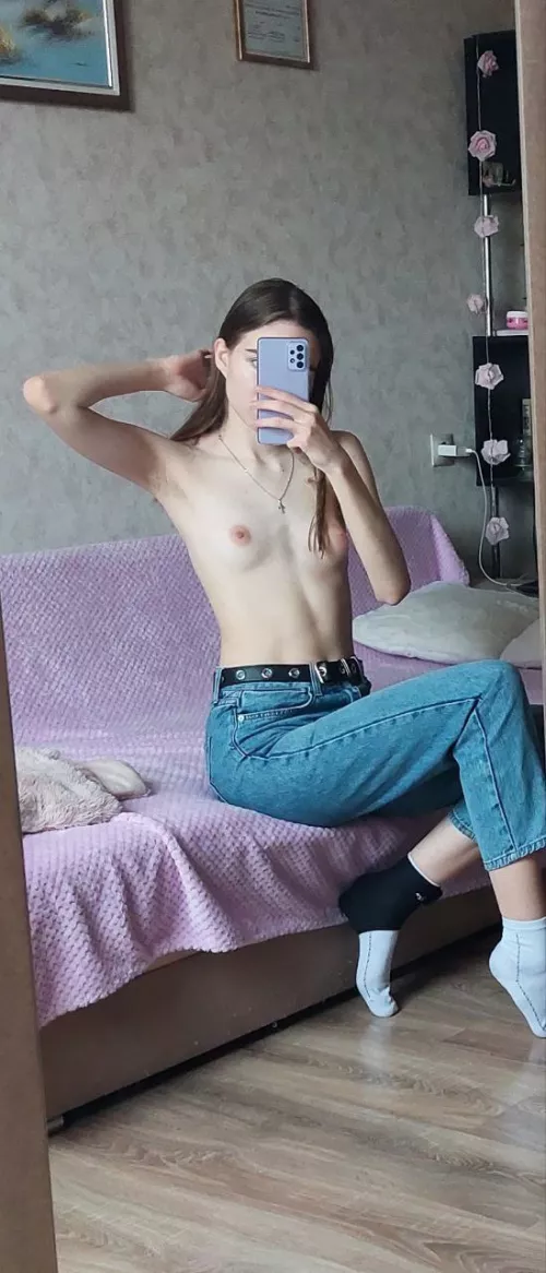 I know that there are guys who will like my small tits!