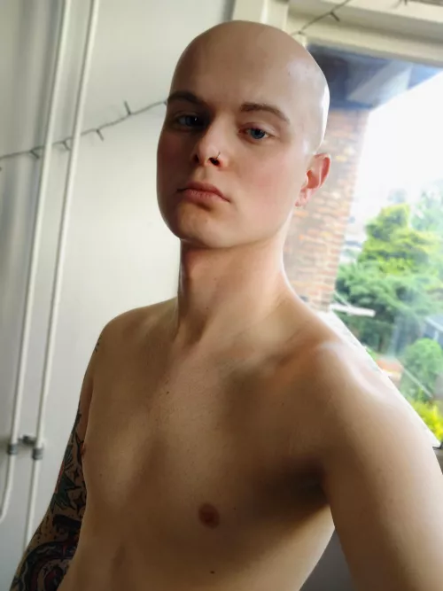 I like showing you can be bald and a twink at the same time