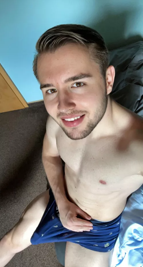 I love blue underwear