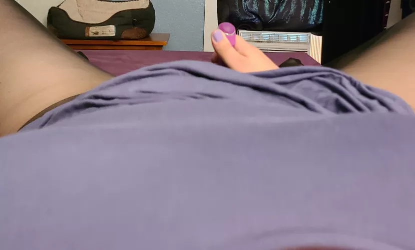 I love getting things started with my tights still on. Wish someone was here to finish things though.