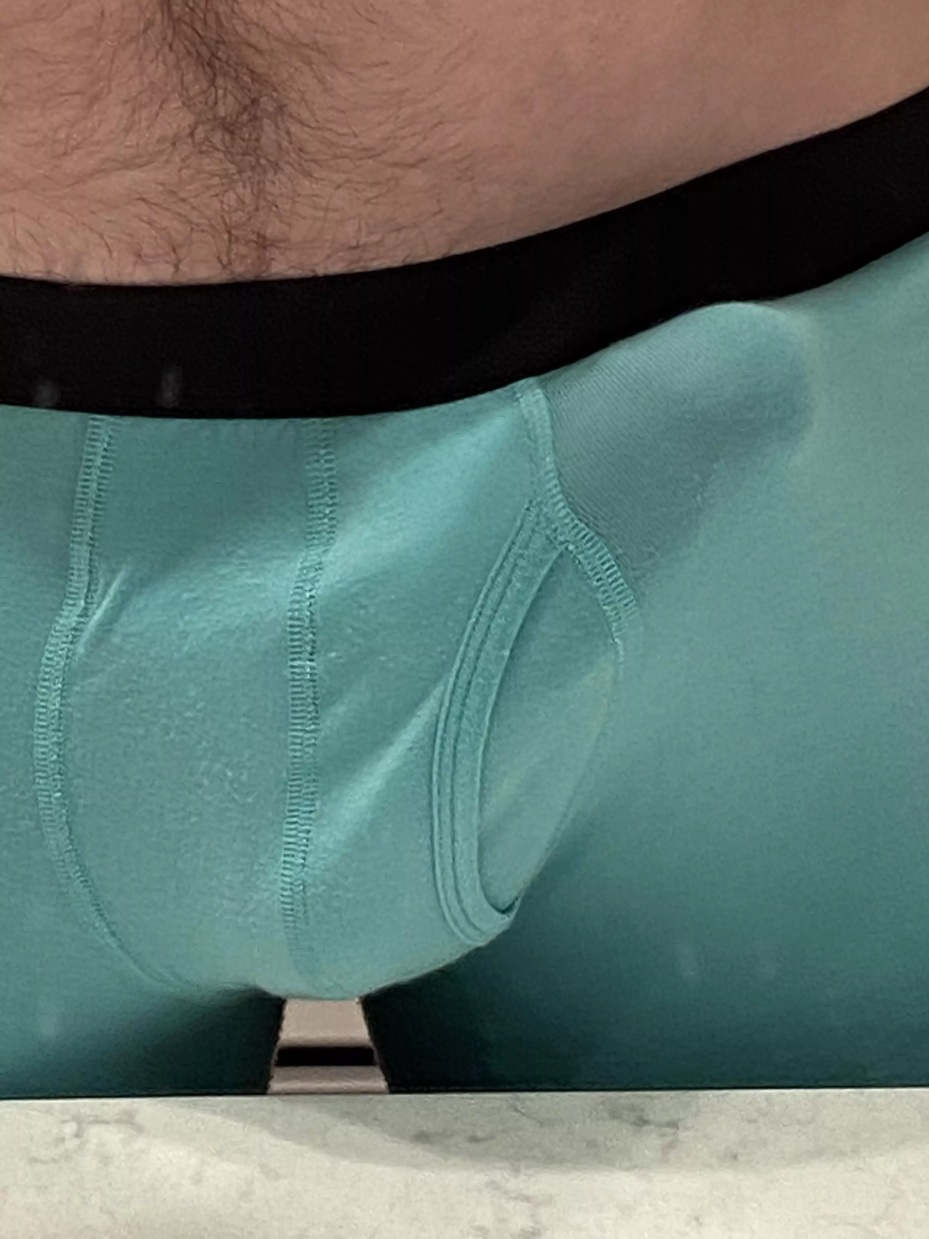 I love how defined my head is in this underwear