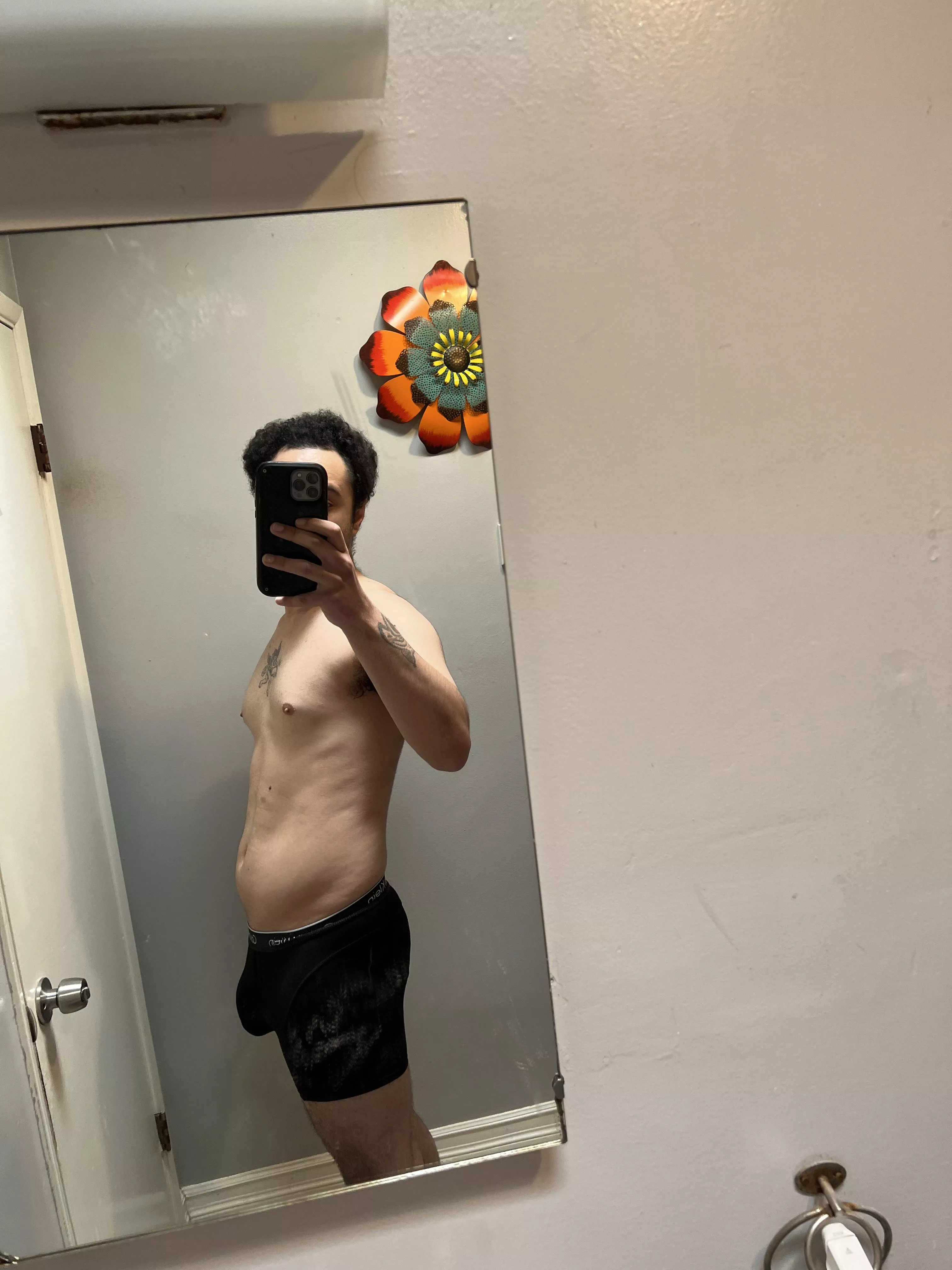 I love how my bulge hints there’s more to come .. ;)