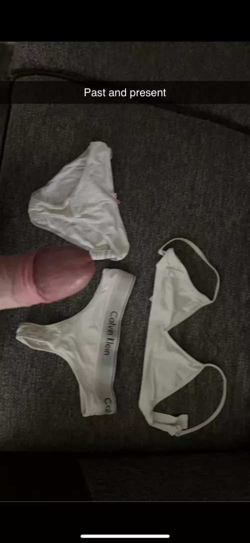 I love laying both of my sisters panties side by side and cumming on both!!! Who else likes them?