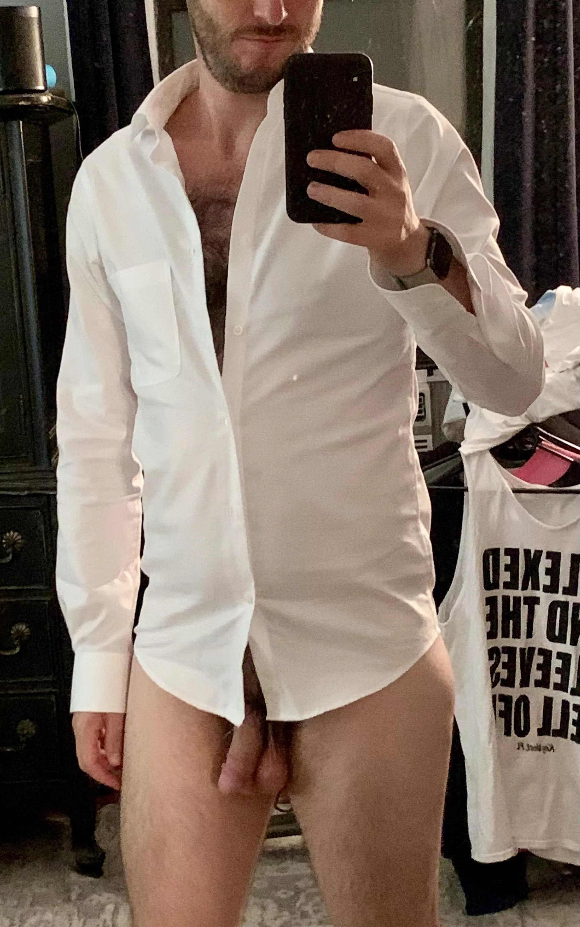 I love occasionally dressing up, just to dress down