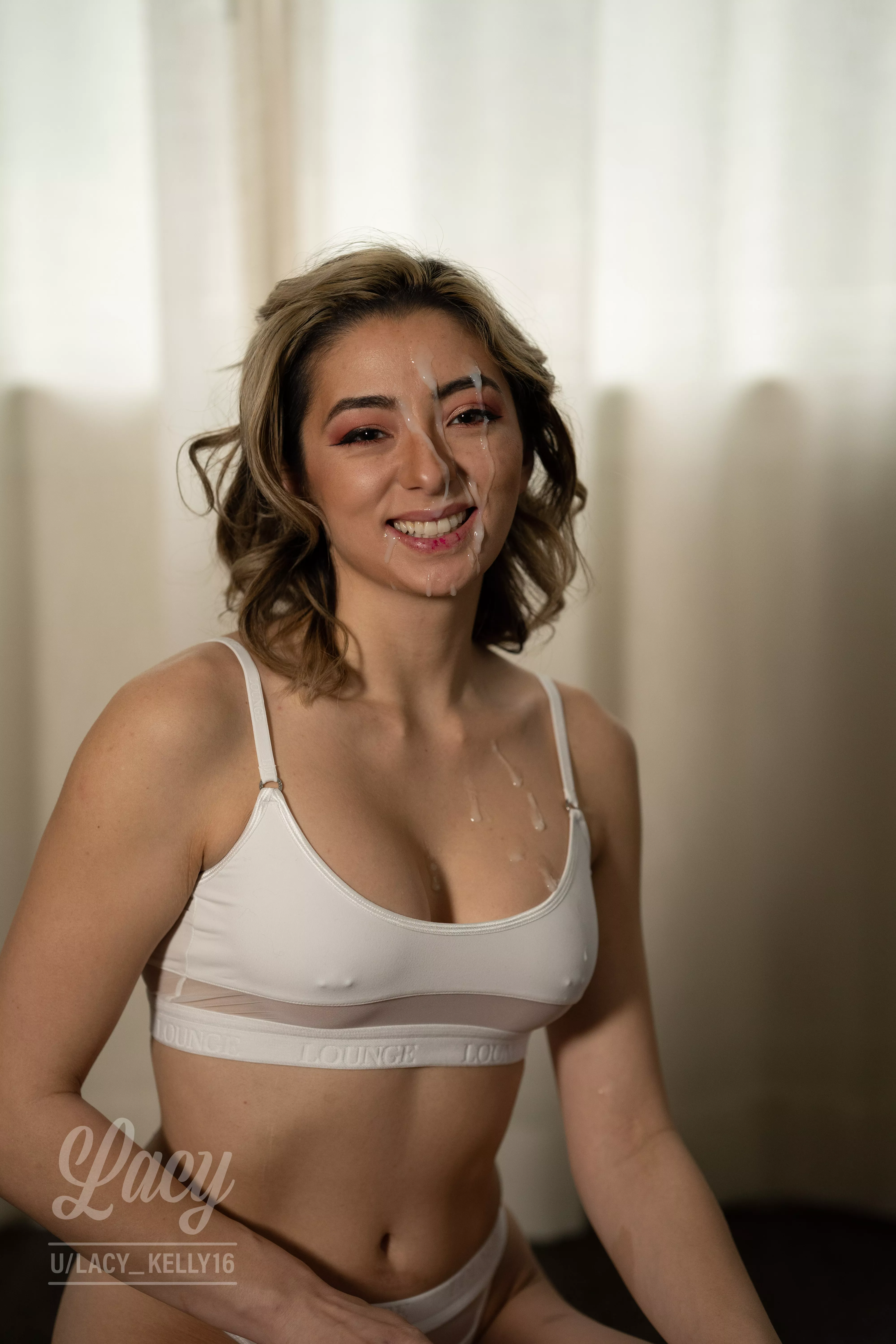 I love when I get a thick load all over my face