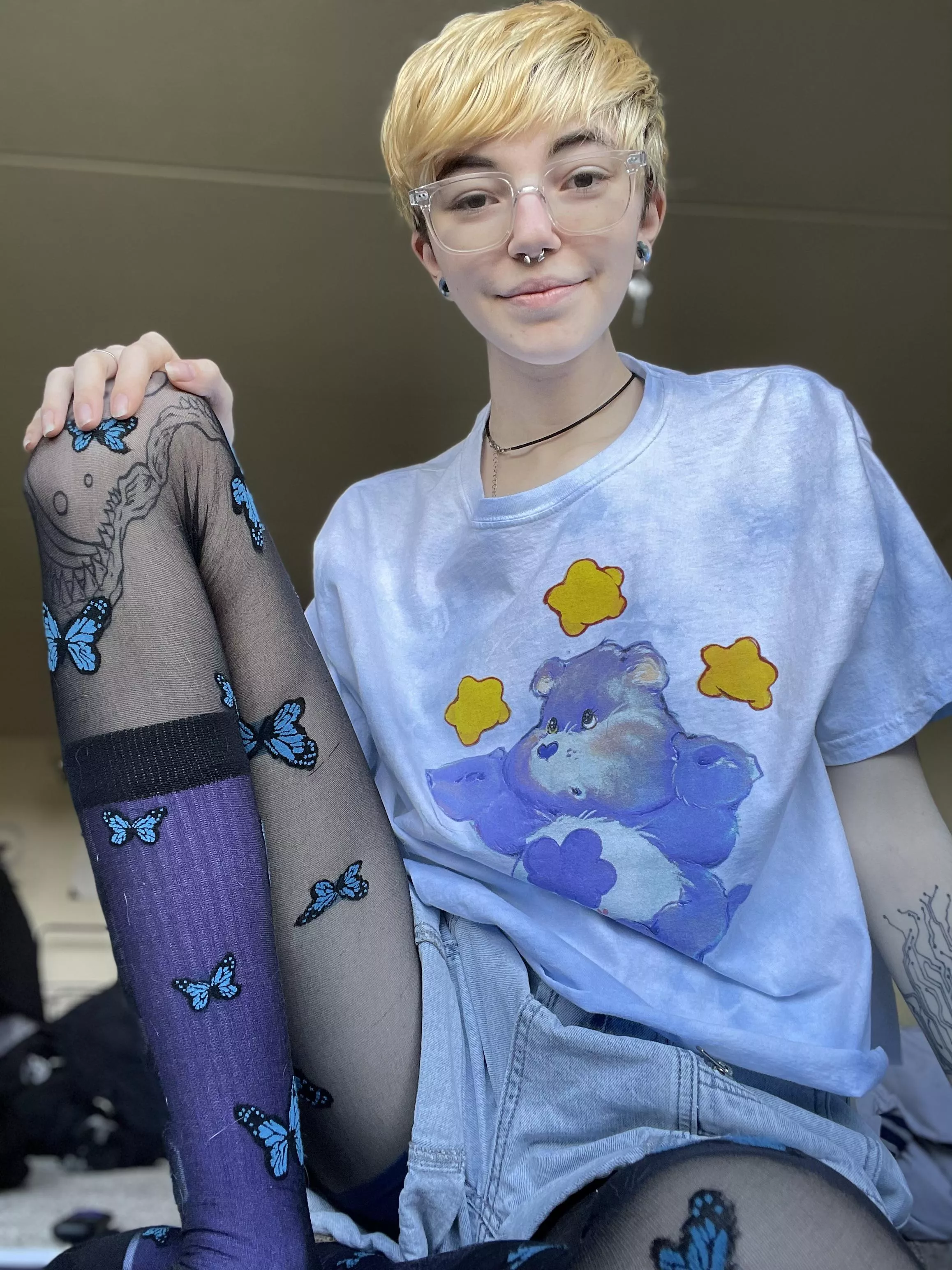 I need to dress like this more often💙☁️