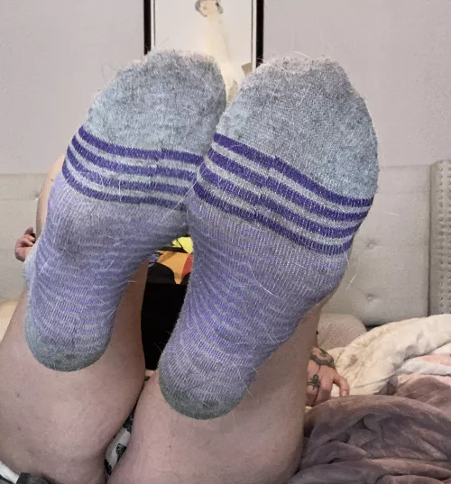 I REALLY Put the PEE-whew!! 🥵🤢🐽In PURPLE! 😈🦶🧦[selling]