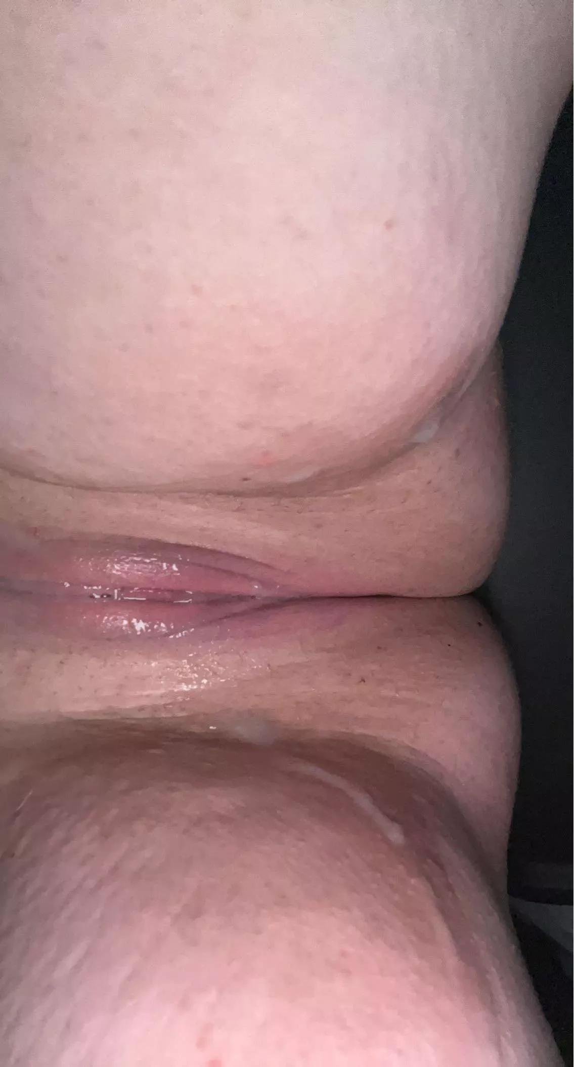 I saved my load for a week so I could have a good chance of breeding my good little slut