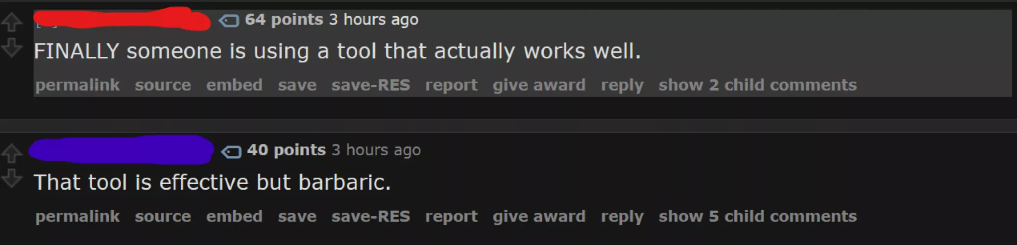 I see something like this on Every. Damn. Post.