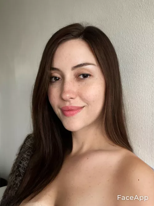 I think FaceApp is showing how I feel inside 😇😊💕