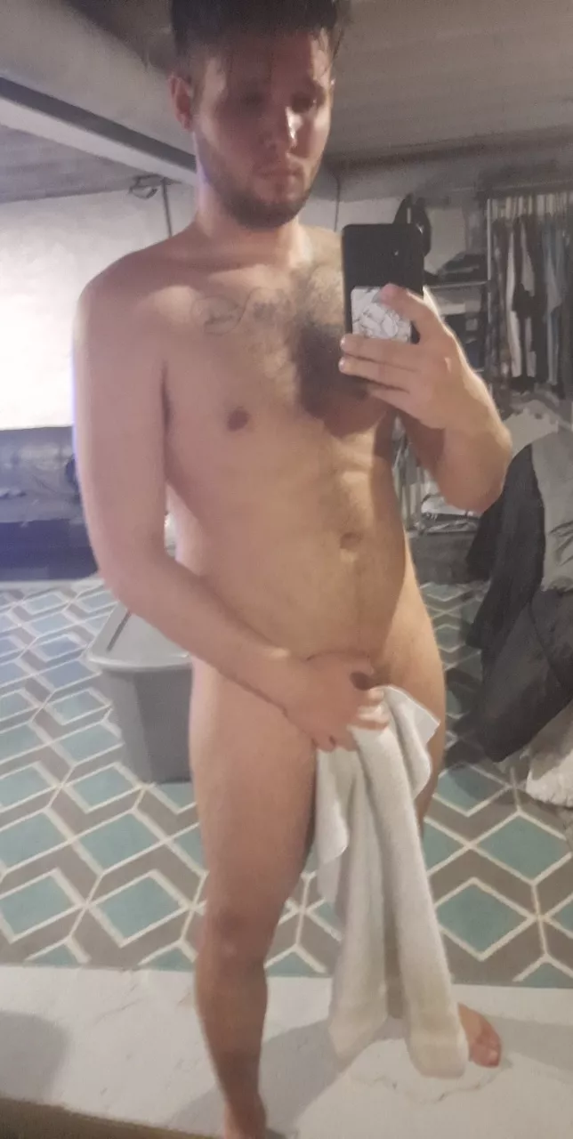 I think I grabbed the wrong towel. Oops. 😉