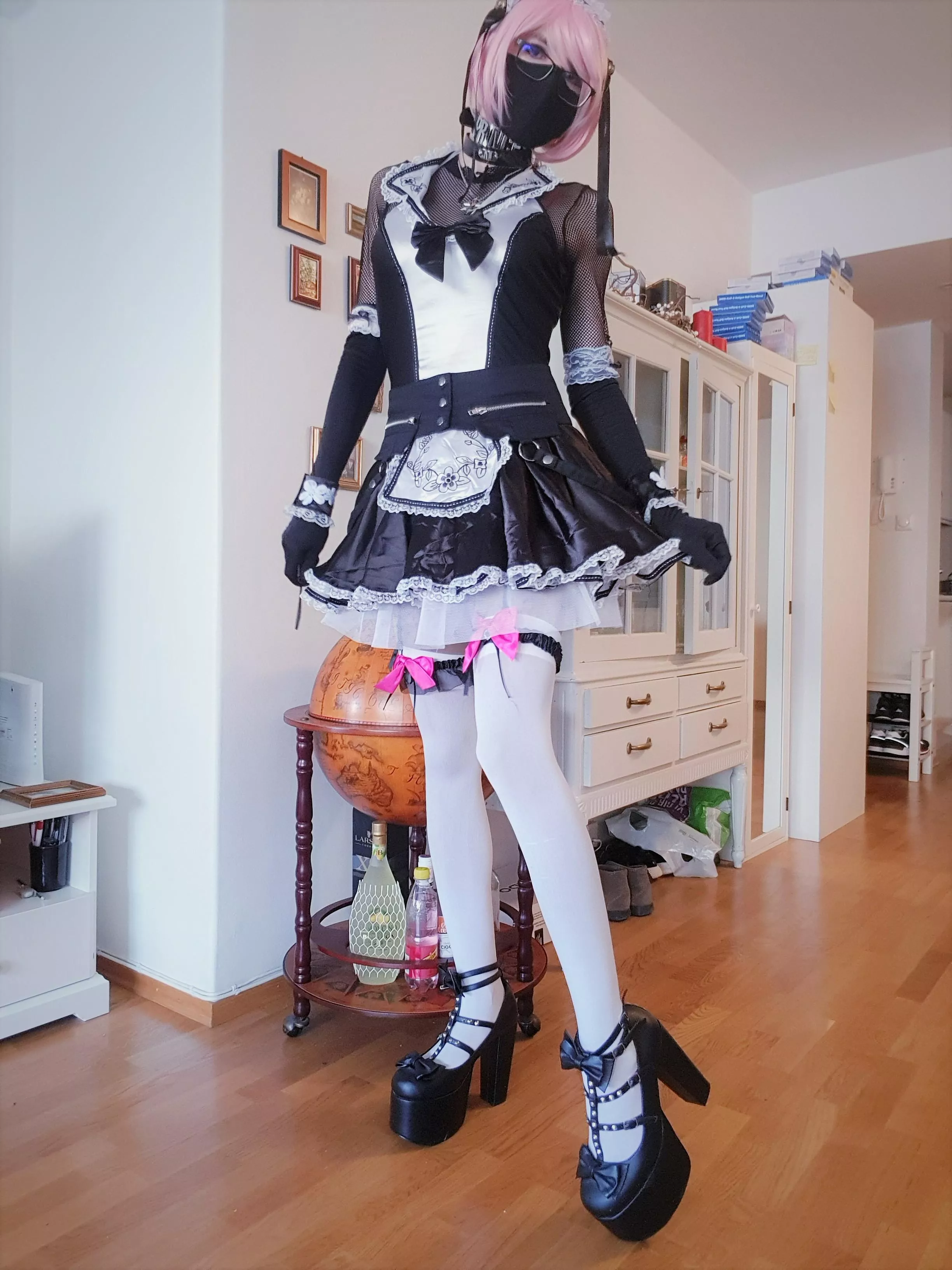 I think last time I put on a maid outfit was my Ram cosplay last year...