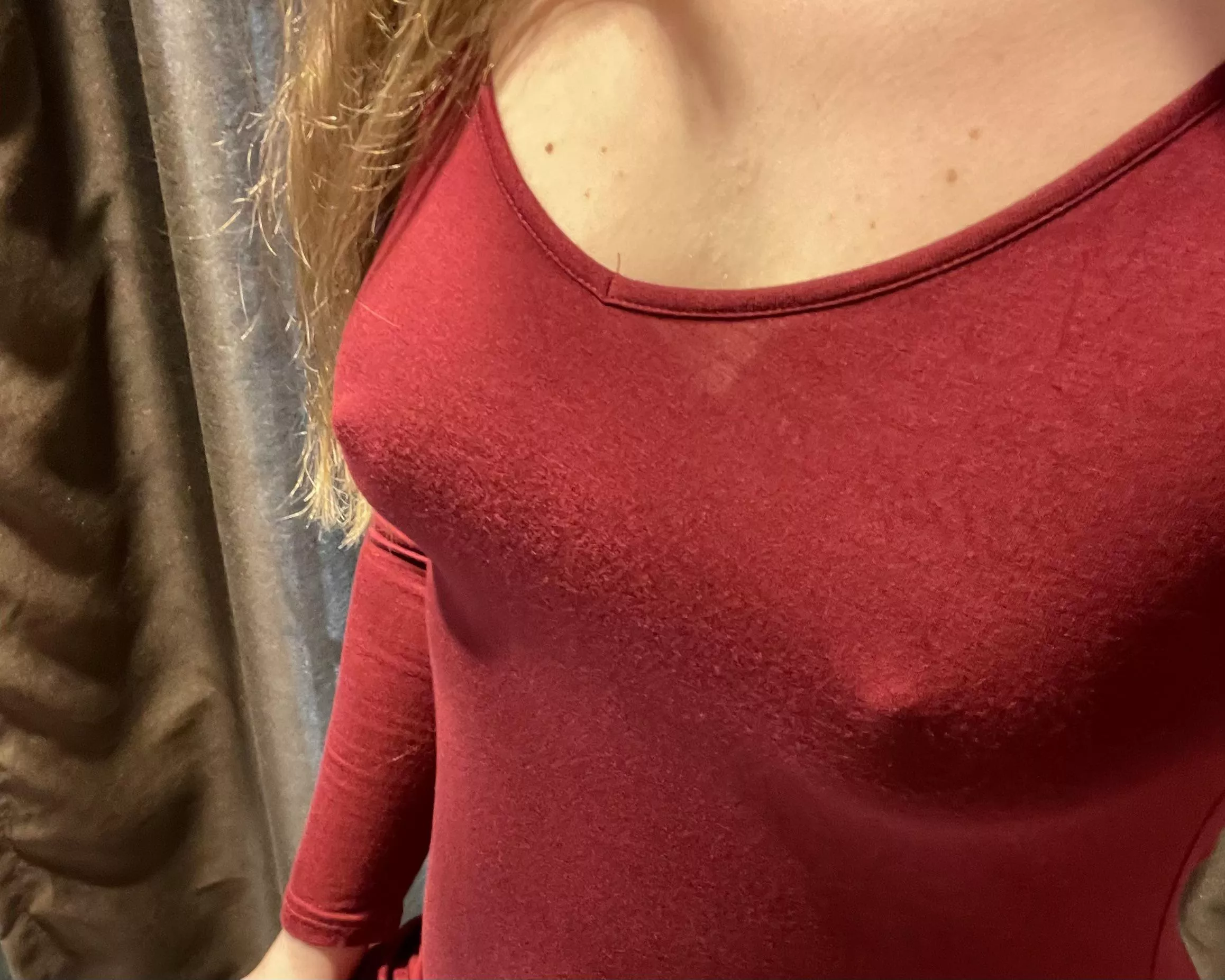 I think my milk would flow right through my dress 😜