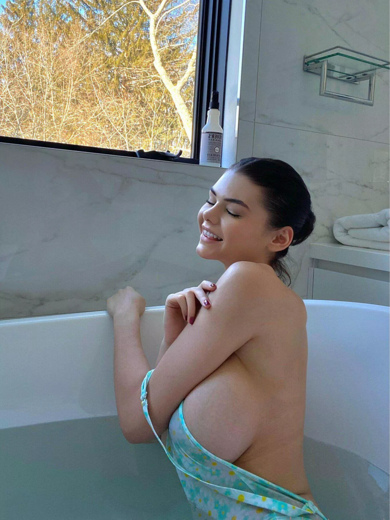 I think she likes being photographed