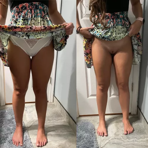 I think sundress are better with no panties π