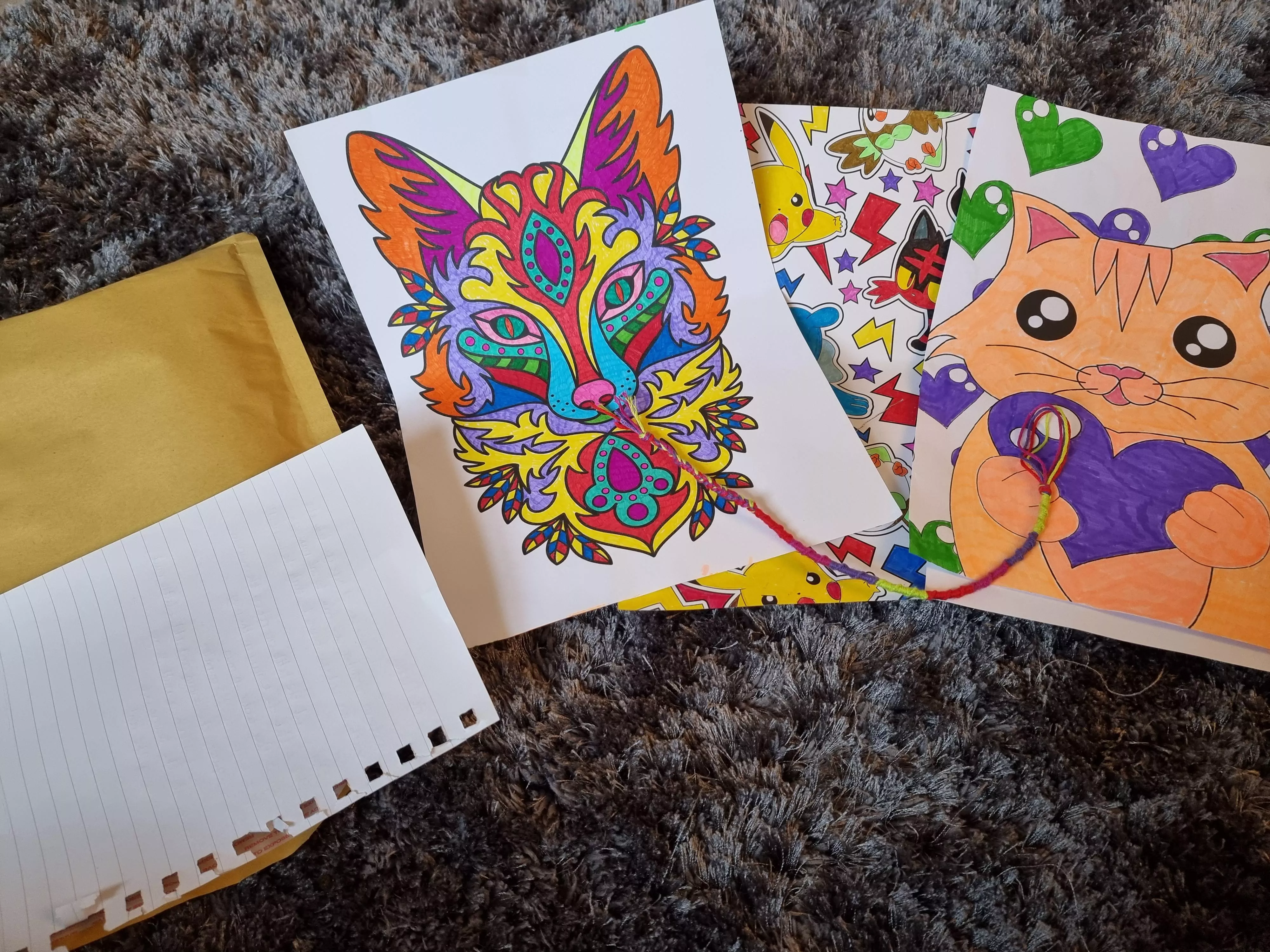 I was just clearing out my bag and found this, It's some pictures and the bracelet I made for my ex Daddy that I was about to send once I had been paid. Some days it just hits a little too hard. 💔