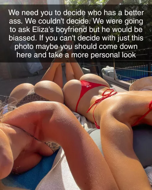 I was sitting upstairs with my friend when he got this from my GF's best friend. He laughed and showed me. He said 