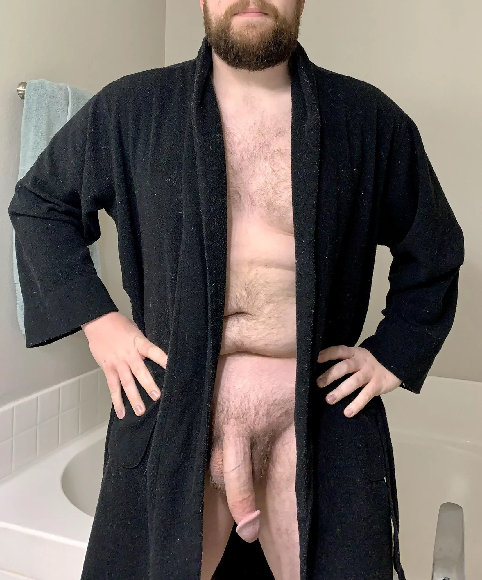 I wish I could be in a robe all day long. [35]