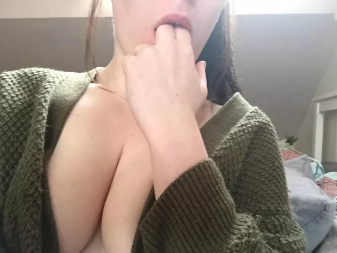 I wish you were in my mouth instead 😉