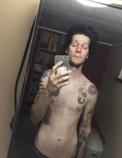 Idk bout hot but I am a guy with tattoos.