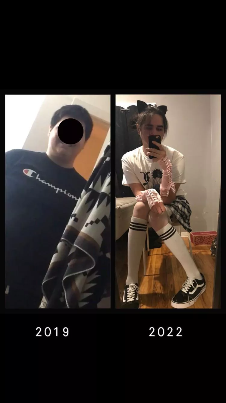 Idk if it belongs here, but happy I’m finally comfortable enough w/myself to wear fem clothes