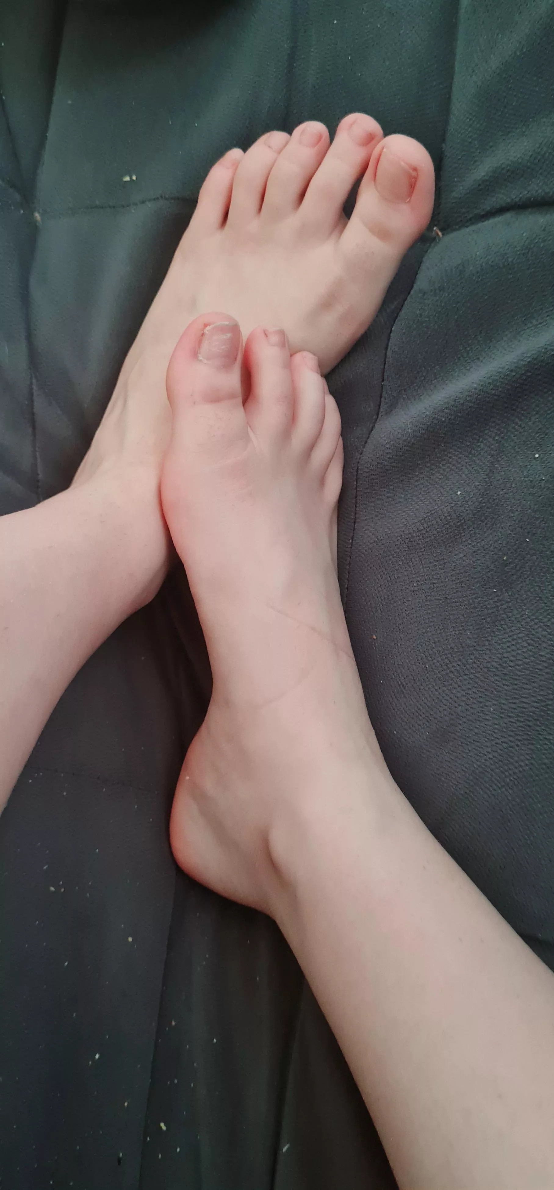 If you can guess what color I'm painting my nails now, you'll get a pic once I'm done