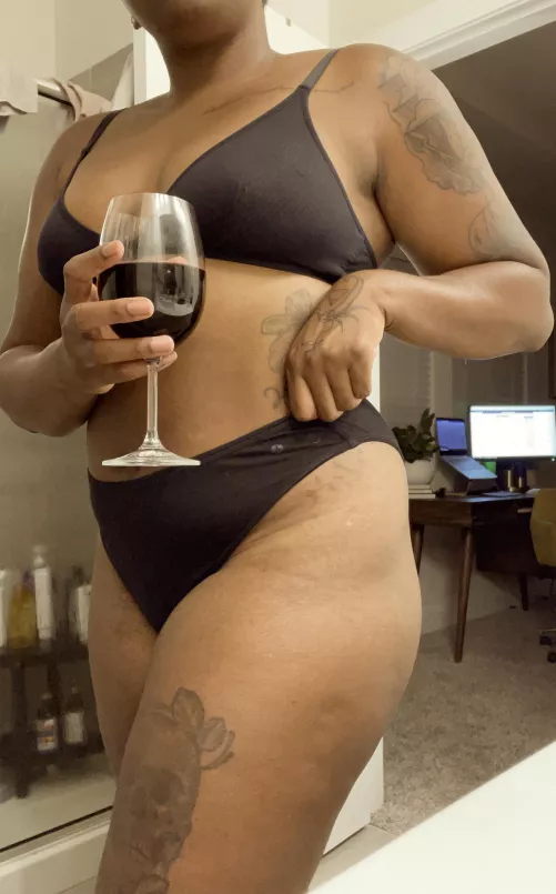 i(f) you let your eyes wander, you can see half of my tattoos 🍷