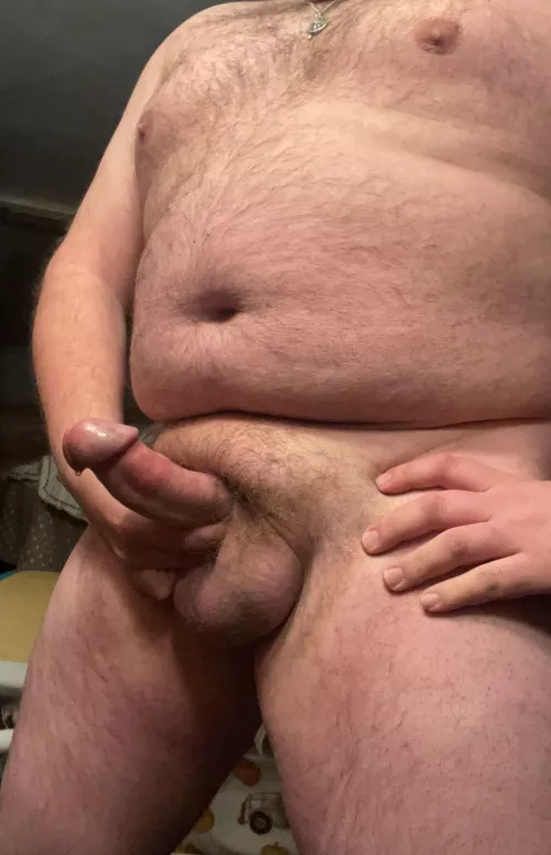 If you look close you can see a drop of precum going to waste!