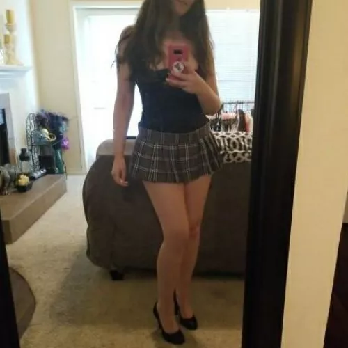 If you're into slutty goth school girls, say hello in the comments