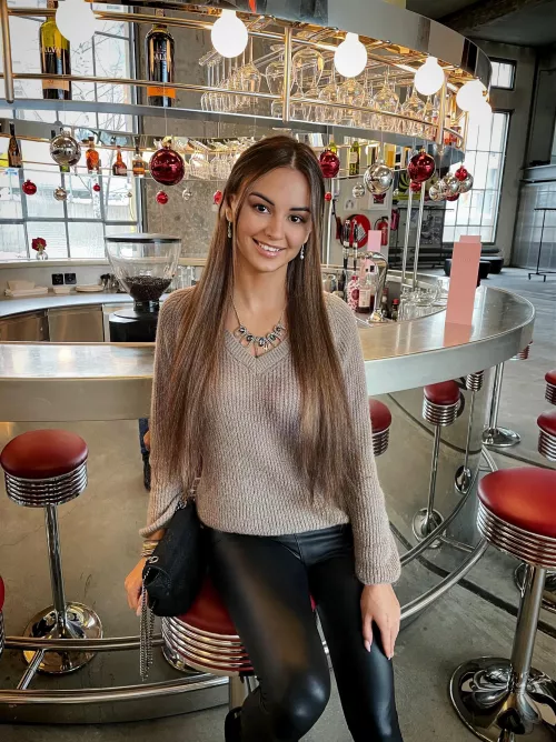 I’m a shiny star when I wear leather pants