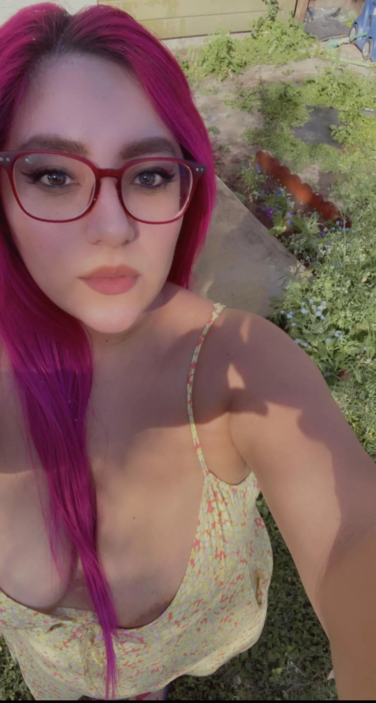 I’m actually really blind and can’t do anything without my glasses.