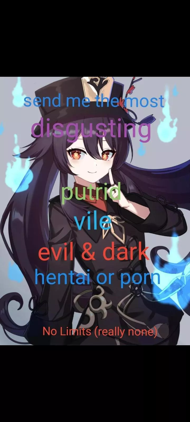 I'm at work. flood my dms and I'll respond to all when I'm off in an hour