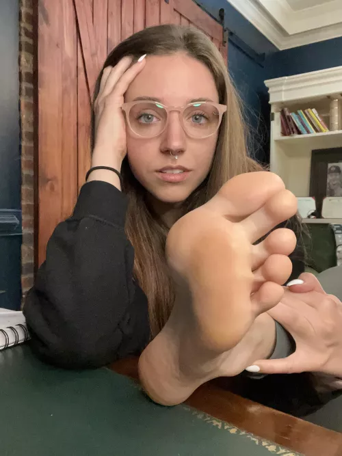 I’m busy, but I can make time for you to lick my toes.